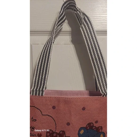 Hello Kitty/Teddy Bear Friend Cute Canvas Bag 2024 New  Shoulder Large Bag - Picture 4 of 7